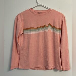 Patagonia Outdoor Pink Long Sleeve Top